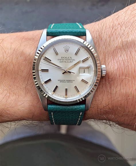 rolex datejust 36 leather strap.